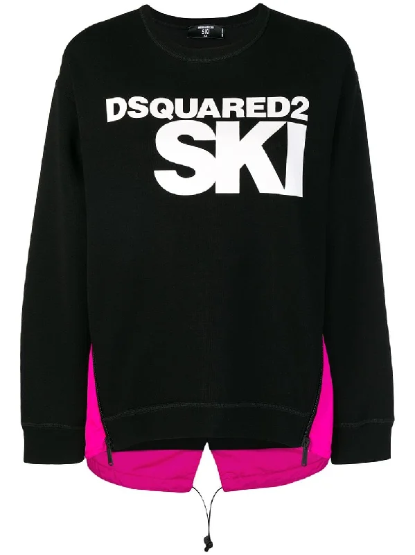 SKI technical sweatshirt Hoodie with Lining Warm Insulated