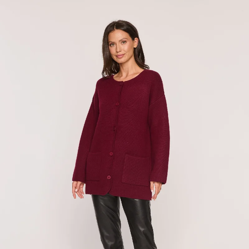 Button Up Jacket Ribbed Jacket Pleated Jacket Ruffled Jacket