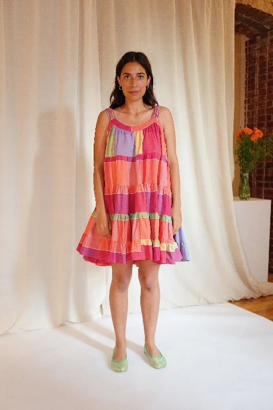 BORA DRESS | PICNIC CHEX Bodycon Club Sequined