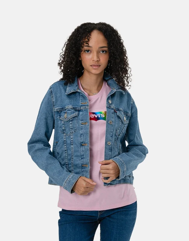 Levi's Original Trucker Denim Jacket Quilted Jacket Puffer Jacket Insulated Jacket