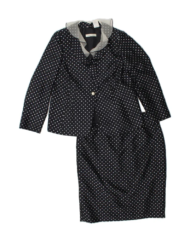MARINA RINALDI Womens 2 Piece Skirt Set Size 21 Medium W34 Navy Blue corduroy skirt durable