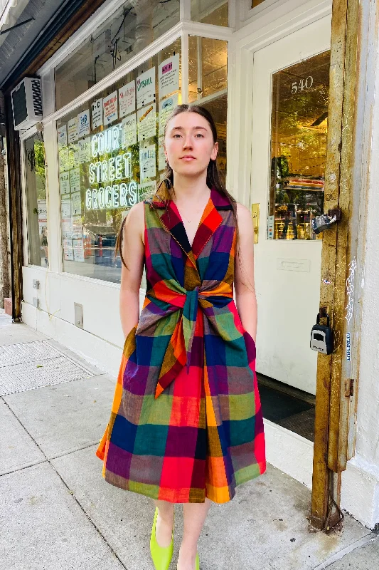 WILLA DRESS | MULTI CHEX Tunics Favorite customer