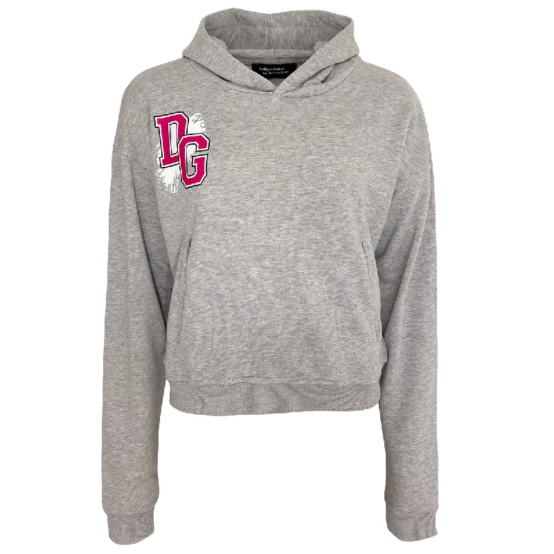 Star Hoodie Grau Pink Hoodie with Oversized Fit Loose Comfortable