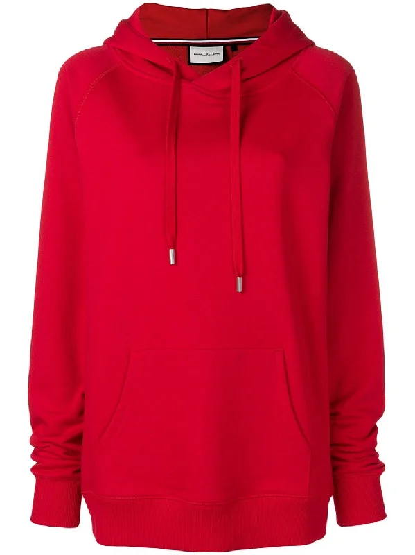 front pockets hoodie Hoodie with Ribbed Neckline Snug Warm
