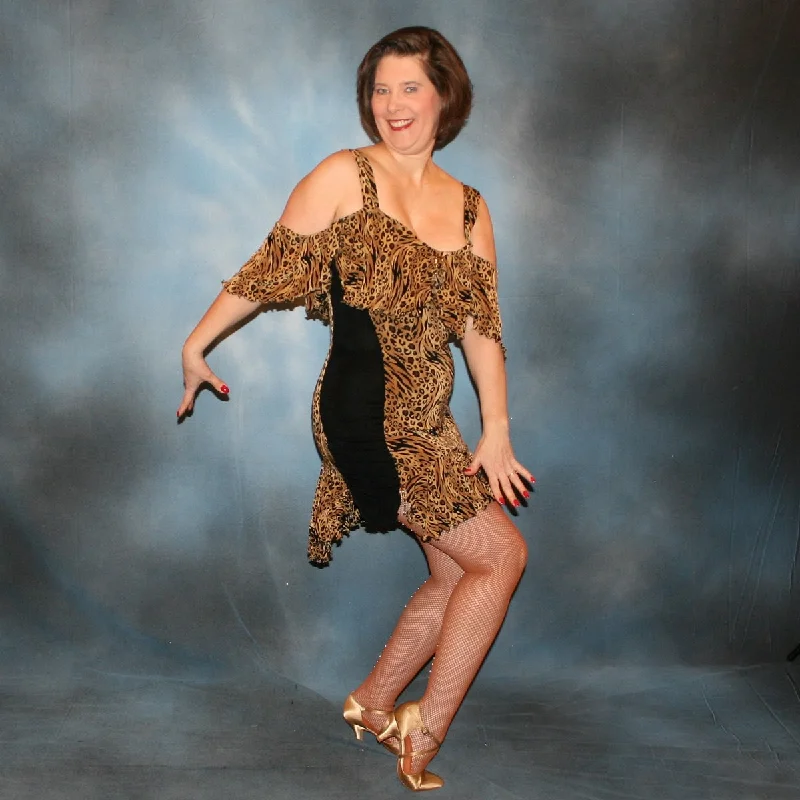 Latin-Rhythm Dress & Skirt-Hot Little Serengeti Tunics Stylish elegant
