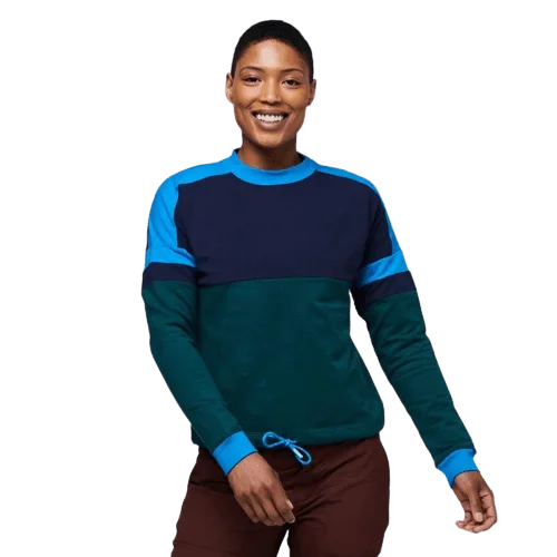 Cotopaxi - Women's Bandera Organic Sweatshirt Hoodie with Ribbed Neckline Snug Warm
