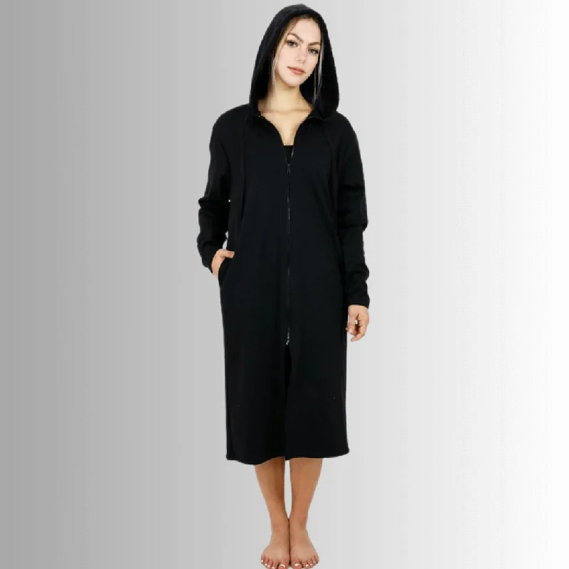 Nina Long Line Fleece Zip Front Jacket Corduroy Jacket Velvet Jacket Brocade Jacket