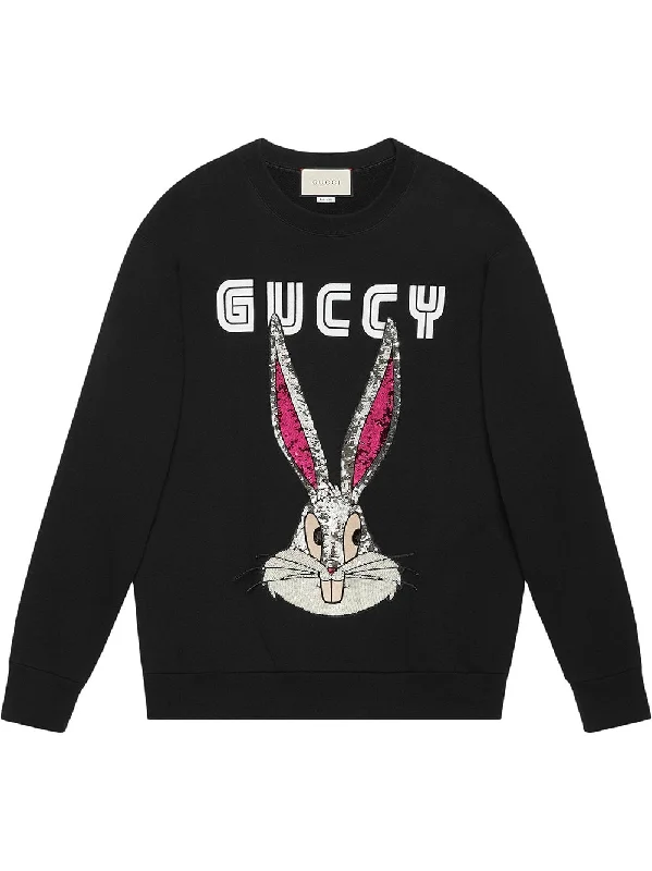 Bugs Bunny cotton sweatshirt Hoodie with Cropped Fit Short Trendy