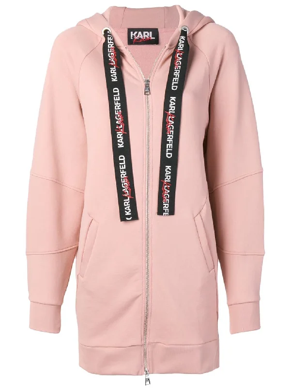 Karl X Kaia Oversized Hoodie Hoodie with Contrast Stitching Detailed Premium