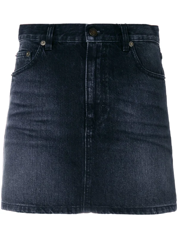 faded denim mini skirt denim skirt fashionable