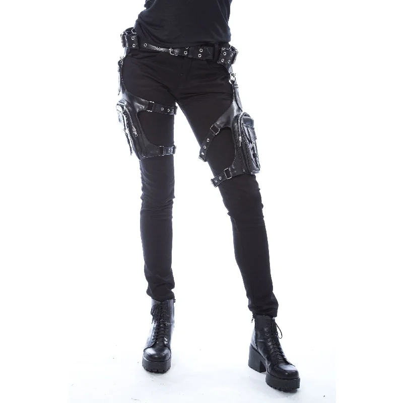 VERITY PANTS - BLACK Comfortable Wide-Leg Pants
