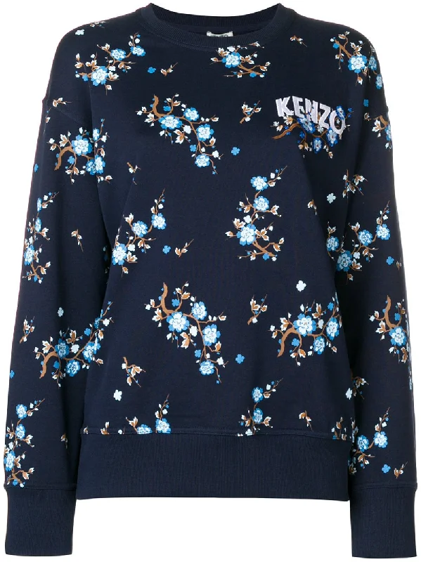 Cheongsam Flower sweatshirt Hoodie with Earth Tones Natural Calm
