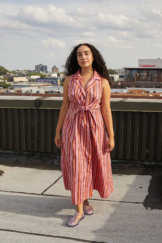 EMILY DRESS | TAXI STRIPES Tunics Summer linen