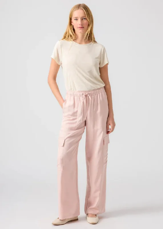 Sanctuary Soft Track Pant - Rose Smoke- ***FINAL SALE*** Trendy Velvet Pants