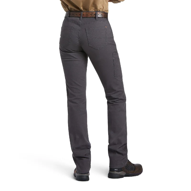 Ariat® Ladies Rebar DuraStretch™ Made Tough Grey Pant 10039149 Comfortable Jogging Pants
