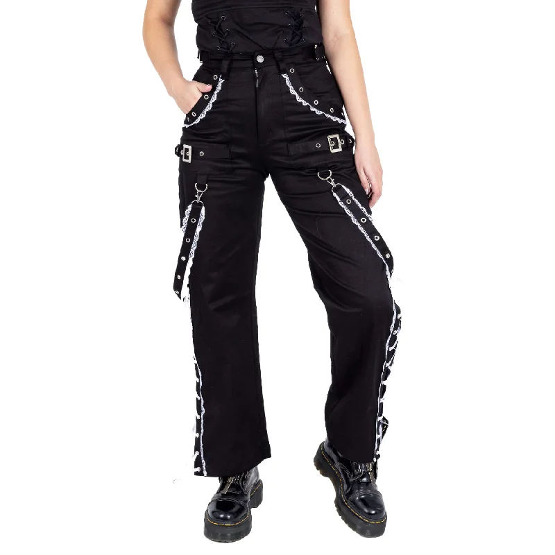 AZALEA PANTS - BLACK/WHITE Classic Flared Pants