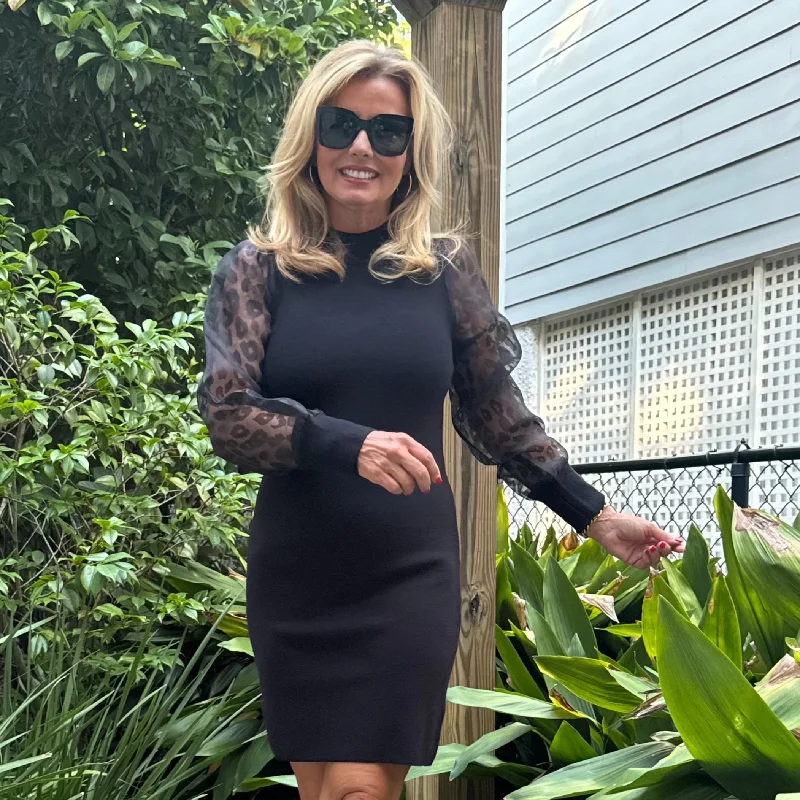 Miller Dress | Black Tunics Office stylish