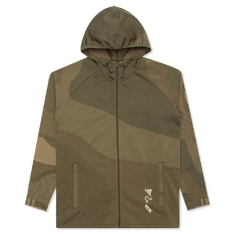 Adidas Originals x Wood Wood PHX Women's Jacket - Earth Green Insulated Jacket Fitted Jacket Loose Jacket