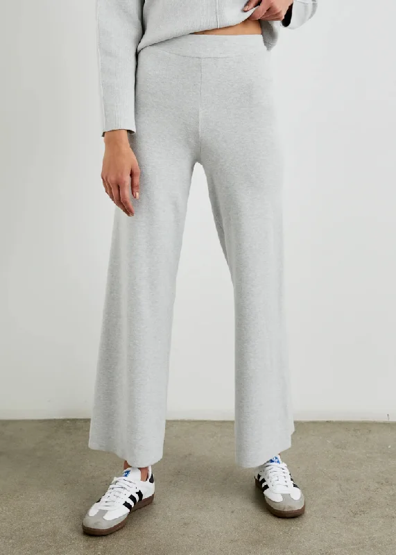Rails Krista Pants- Heather Grey Comfortable Wide-Leg Pants