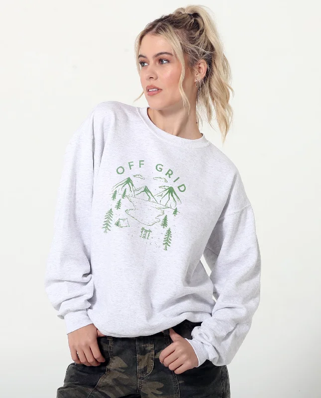 OFF GRID Unisex Sweatshirt Hoodie with Pocket Utility Practical