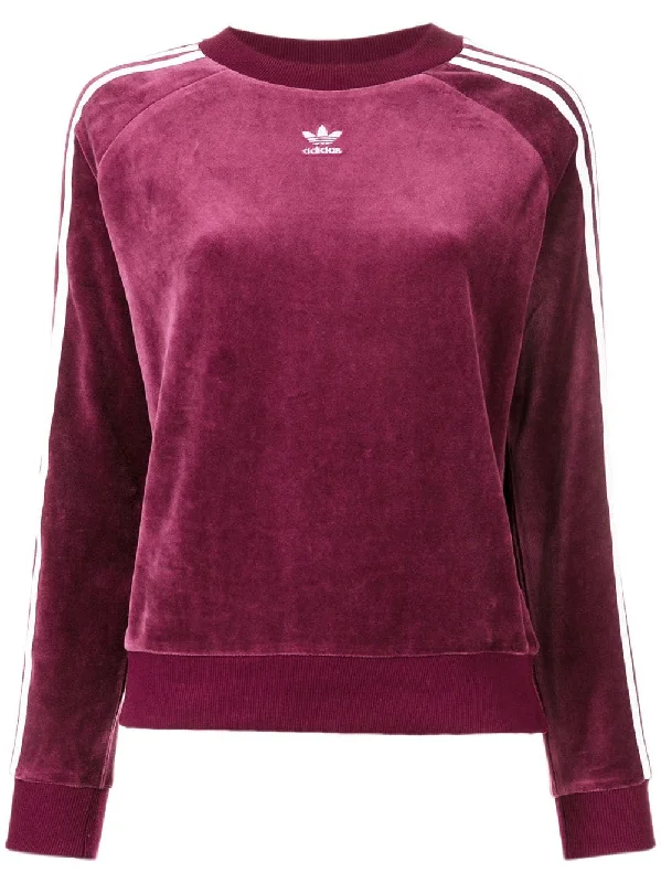 tri-stripe sweatshirt Hoodie with Hem Ribbing Snug Secure