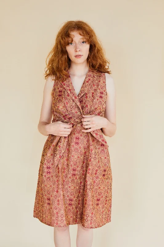 WILLA DRESS | MULTI DIAMOND Crew Neckline Sporty