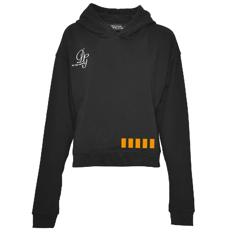 Jetsetter Hoodie Schwarz Nizza-Dubai Hoodie with Pastel Soft Subtle