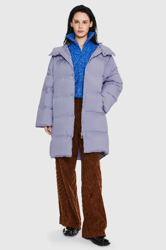 Puffy Puffer Jacket with Detachable Hood Striped Jacket Polka Dot Jacket Floral Jacket