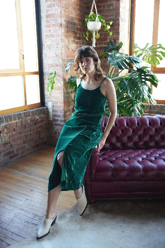 DIANA DRESS | EMERALD empire Waist empire