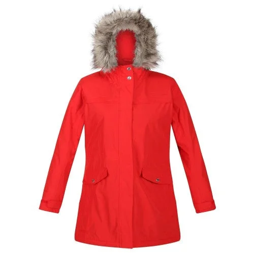 Regatta Womens/Ladies Serleena II Waterproof Insulated Jacket Trench Coat Raincoat Waterproof Jacket