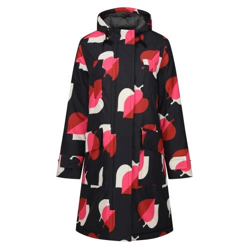Regatta Womens/Ladies Orla Kiely Leaf Longline Waterproof Jacket Striped Jacket Polka Dot Jacket Floral Jacket