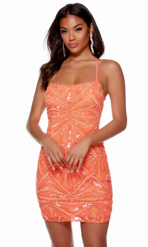 Alyce Paris 4658 - Fitted Cocktail Dress sweetheart Neckline Romantic
