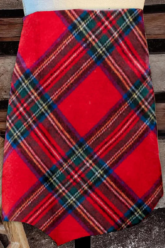 Red Tartan Plaid Skirt denim skirt classic