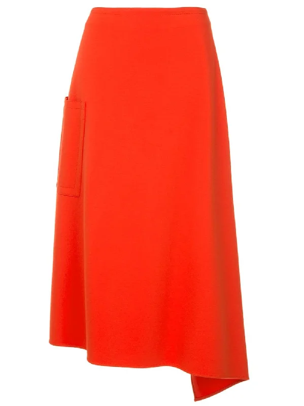 asymmetric stretch knit skirt seamless skirt comfort