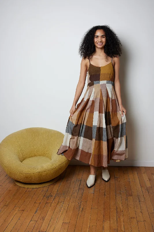 GOA SLIP MAX DRESS | MARNI CHEX Elegant Long Evening