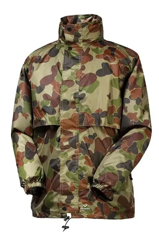Rainbird Unisex Stowaway Jacket <br> 8004 Camo Print Mesh Jacket Canvas Jacket Denim Jacket