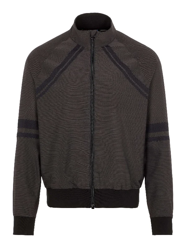 SHINO BONDED KNIT SOFTSHELL JACKET - Men Chenille Jacket Brocade Jacket Lace Jacket