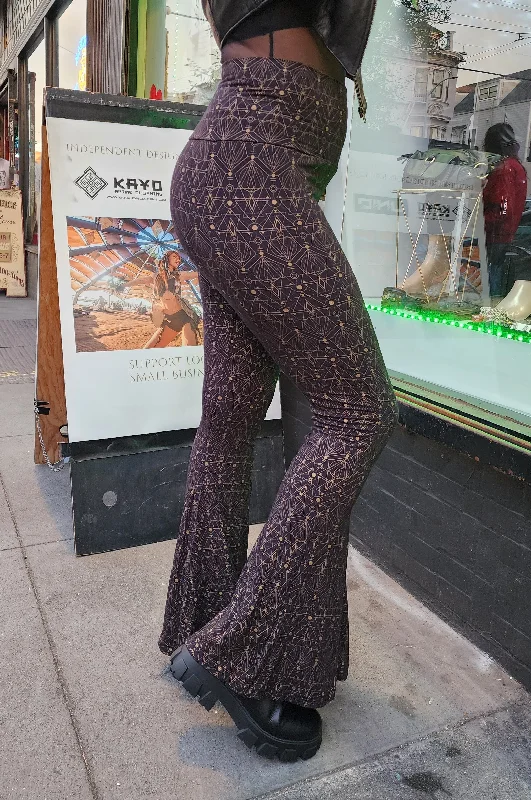 Nova Print Flare Pants (2 colors) Soft Wool Pants