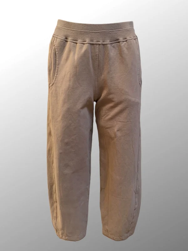 Cotton Crop Pants Formal Linen Trousers