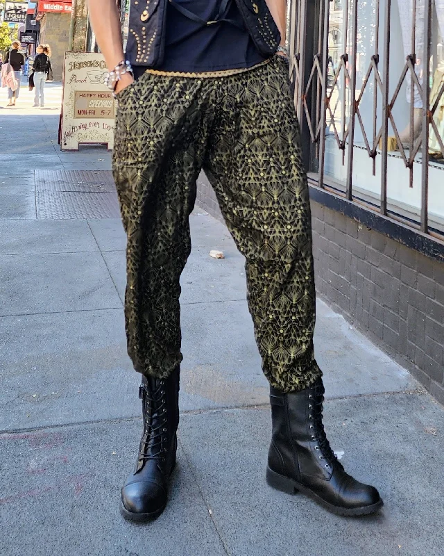 Nova print Light Weight Relax pants Casual Track Pants
