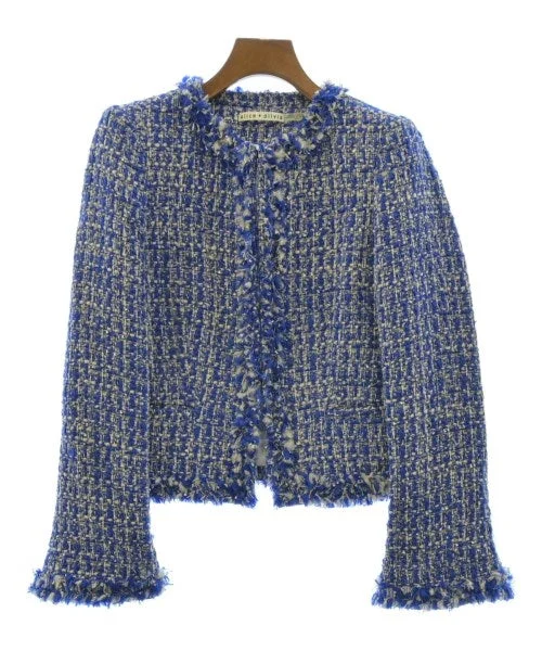 alice+olivia Collarless jackets Cotton Fabric Linen Fabric Terry Fabric