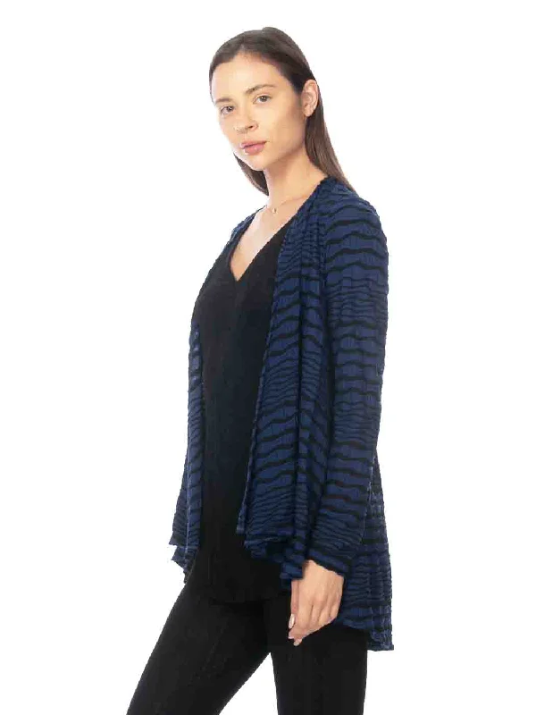 Tianello Knit Jersey Jacquard Stripe  Palmia Flow Jacket Collared Jacket Crew Neck Jacket Turtle Neck Jacket