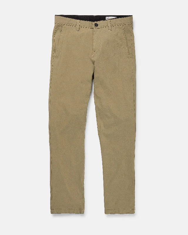 Frickin Tech Chino Pants - Dark Khaki Casual Skinny Fit Pants