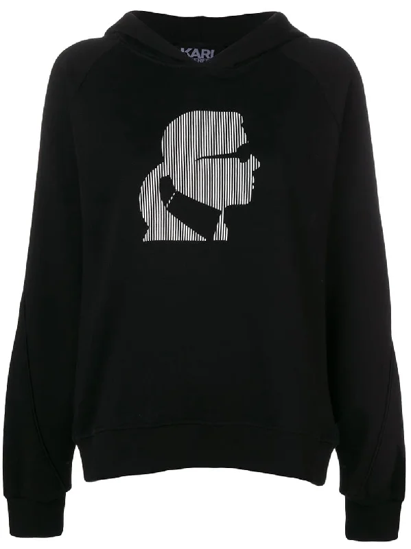 Ikonik Karl head hoodie Hoodie with Earth Tones Natural Calm