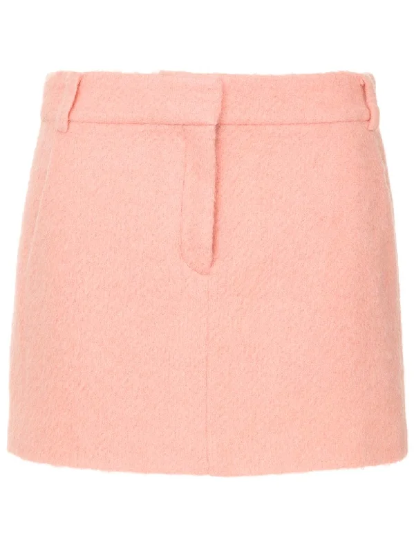 Luxe mini skirt leather skirt bold