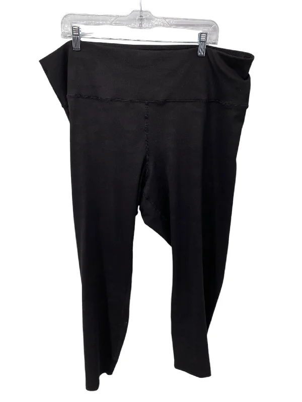 Old Navy Women Size 3X Black CD Athleisure Pants Soft Wool Pants