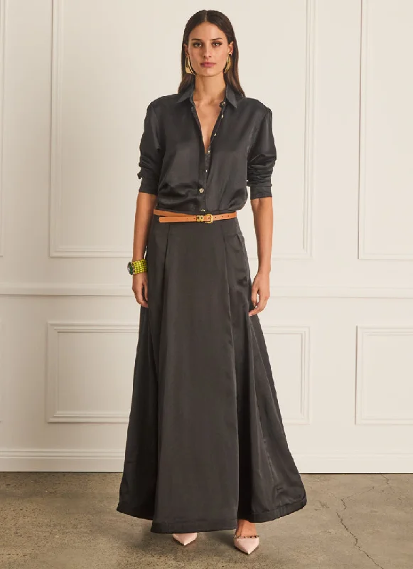 Sparrow Veronica Maxi Skirt denim skirt casual
