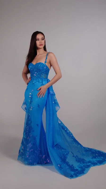 Ellie Wilde Fitted Corset Prom Dress EW35207