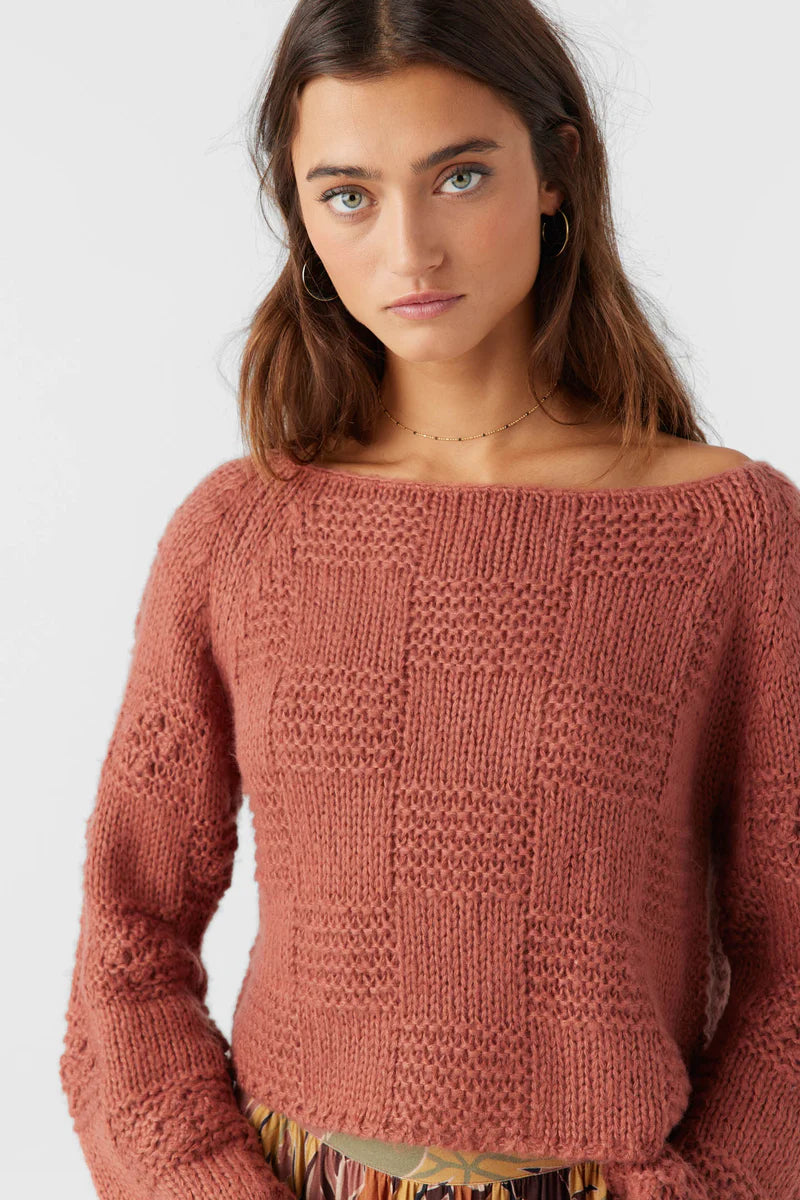 SACHA LONG SLEEVE SWEATER Boxy Sweater Fitted Sweater A-Line