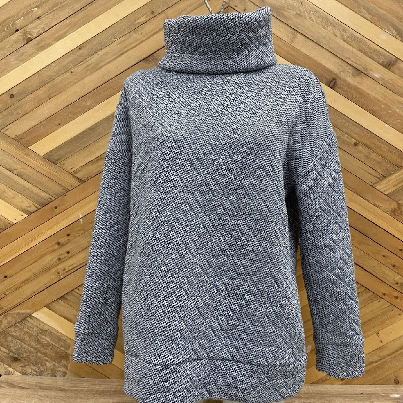 Gap - Women's Turtleneck Sweater : black/white -women-SM Mesh Fabric Canvas Fabric Denim Fabric